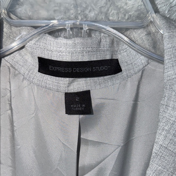 Express Women's Blazer in Soft Gray - Picture 6 of 11